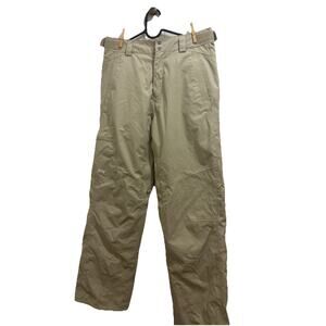 Helly Hansen Snow Pants Adult Medium Khaki Helly Tech Insulated Waterproof Ski